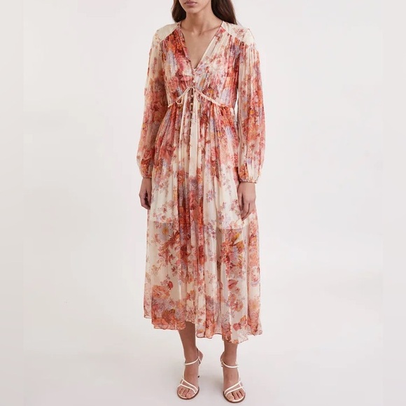 Zimmermann Silk Devi Floral Maxi Dress - Picture 2 of 15